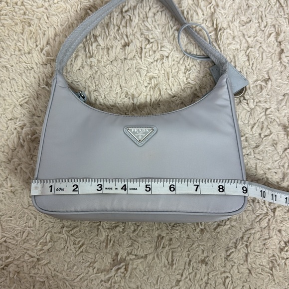Prada Re-Edition 2000‎ Re-Nylon Mini Bag Cornflower Silver-tone - Picture 11 of 16